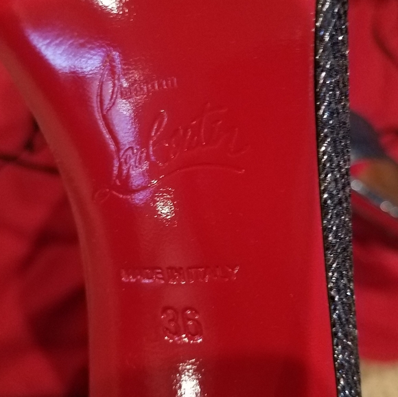 Christian Louboutin
- Gourmi 100. Denim Sandals - Blue, size 36 - Picture 5 of 7